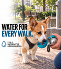 Nodrip 2-in-1 Portable Dog Water Bottle & Drinking Bowl